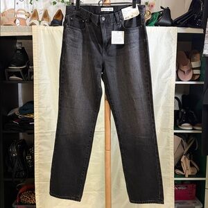 JW ANDERSON women’s Dark Gray Straight Jeans
